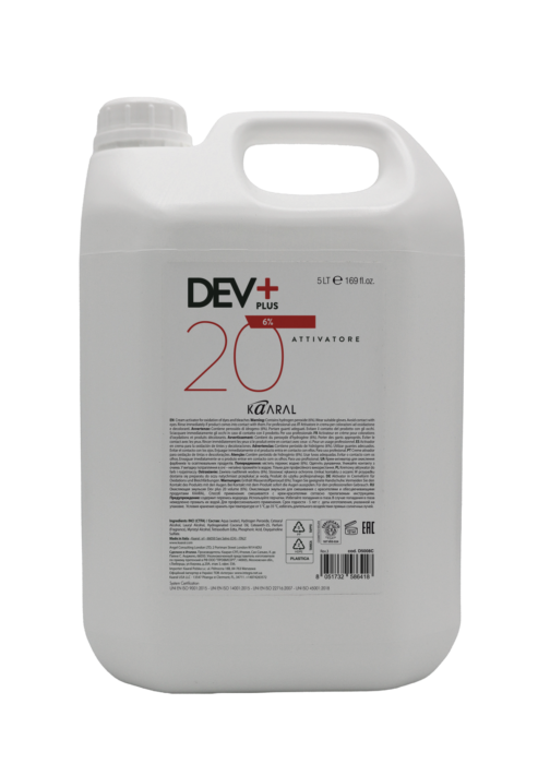 Dev Plus - Cream oxidant 20 Vol 5000ml